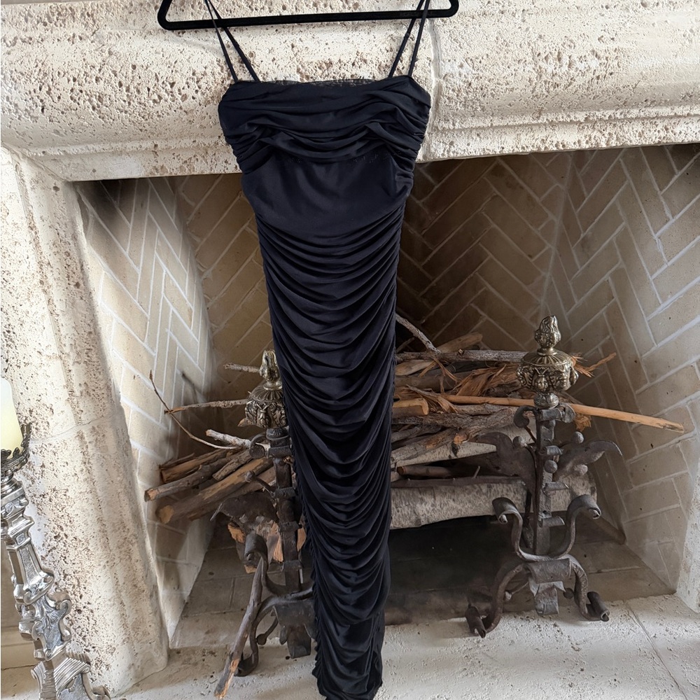 Babaton Black Sleeveless Dress